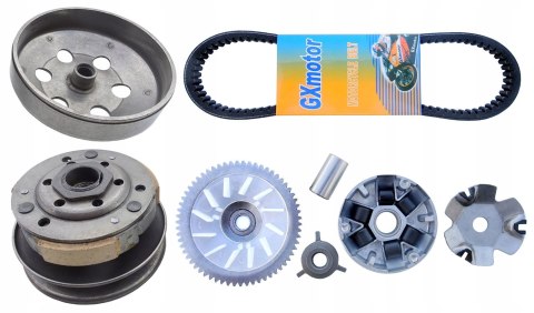 ZESTAW WARIATOR SPRZĘGŁO PASEK 729 SKUTER 4T GY6 ZESTAW WARIATOR SPRZĘGŁO PASEK 729 SKUTER 4T GY6