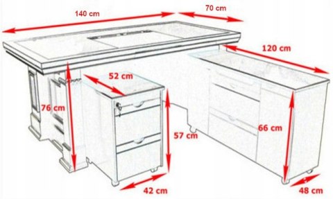STYLOWE KLASYCZNE BIURKO GABINETOWE FORNIR 140cm Martinelli STYLOWE KLASYCZNE BIURKO GABINETOWE FORNIR 140cm Martinelli