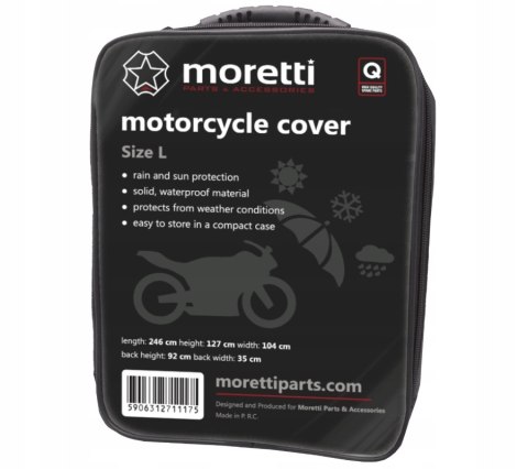 POKROWIEC NA MOTOCYKL L MORETTI Martinelli POKROWIEC NA MOTOCYKL L MORETTI Martinelli