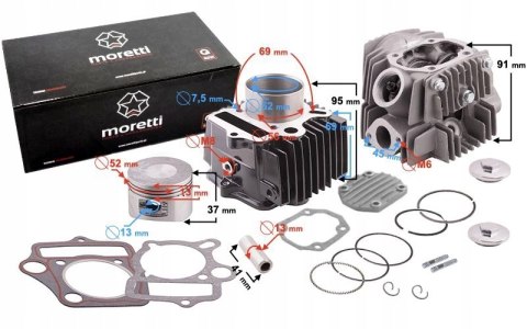CYLINDER TLOK 4T FMB 110ccm JUNAK ATV QUAD 125 cc Martinelli CYLINDER TLOK 4T FMB 110ccm JUNAK ATV QUAD 125 cc Martinelli
